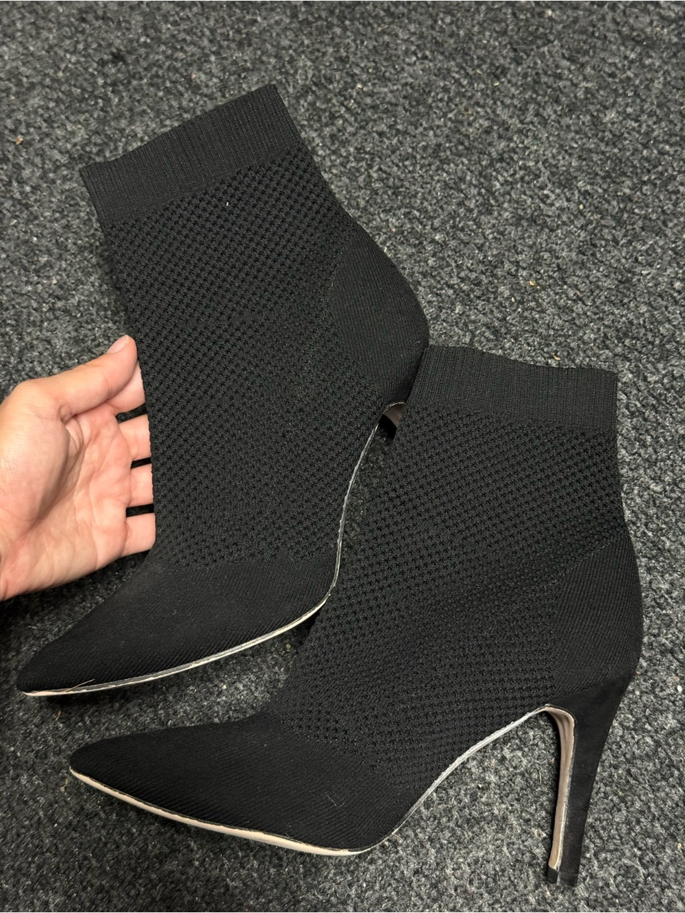 MIA Mckinley Black Sock Booties